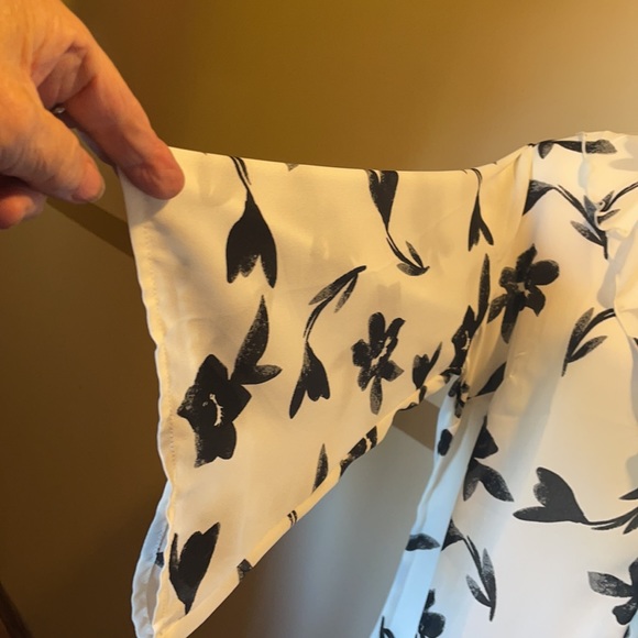 Nwot, Beautiful ruffle front blouse. - Picture 3 of 9